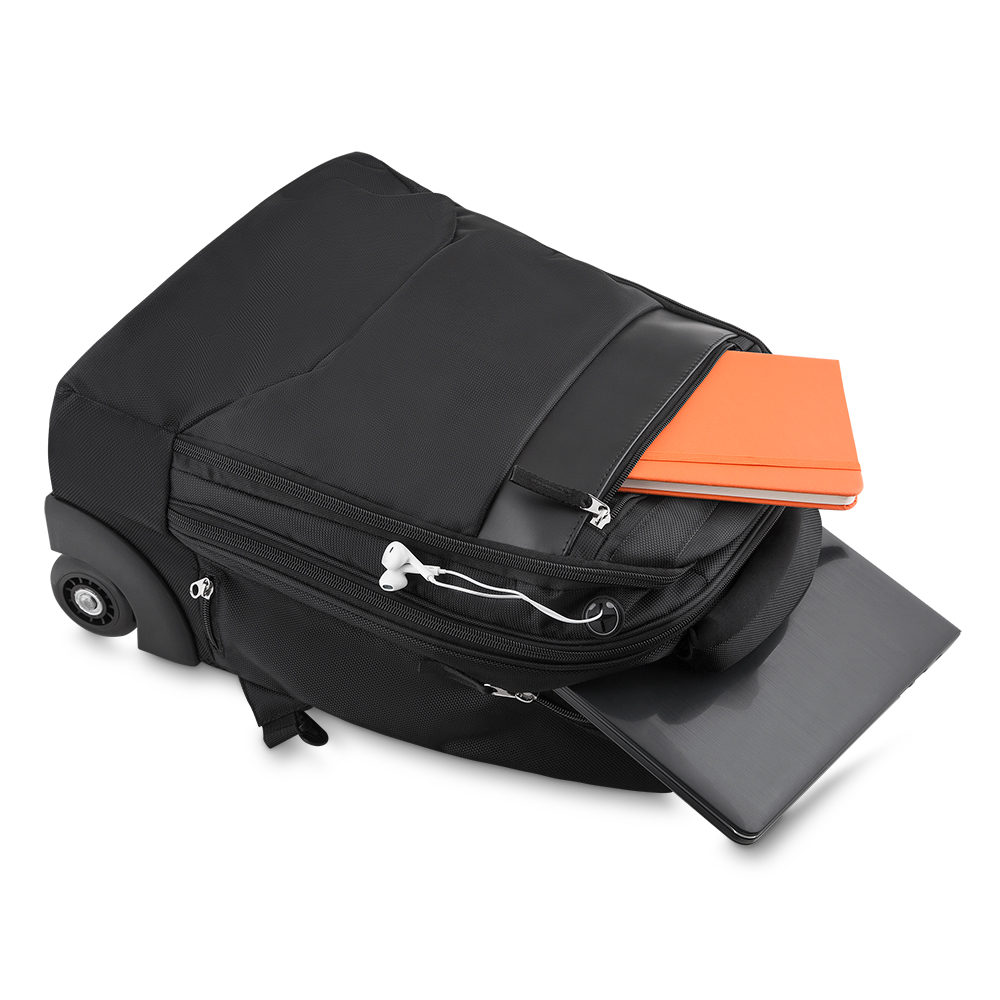 Mochila Executiva com Rodinhas All Black | Mandatory