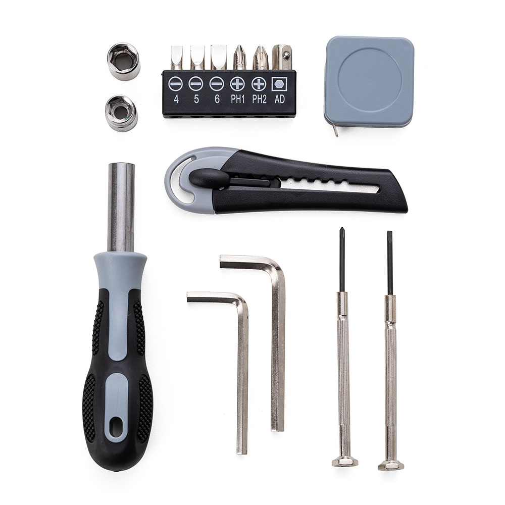 Lanterna com kit de ferramentas embutido, prática e portátil para casa e viagem