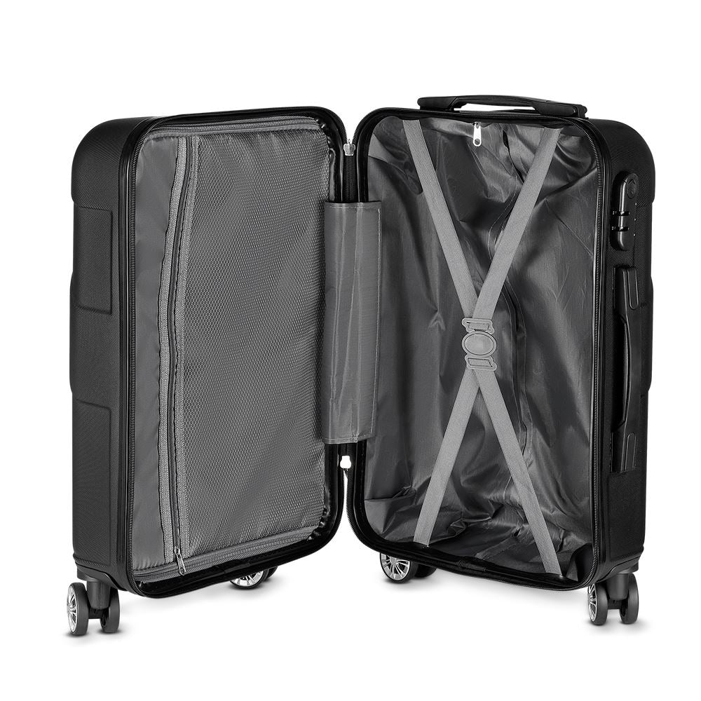 Mala 52L Easy Travel Azul com Rodas 360°