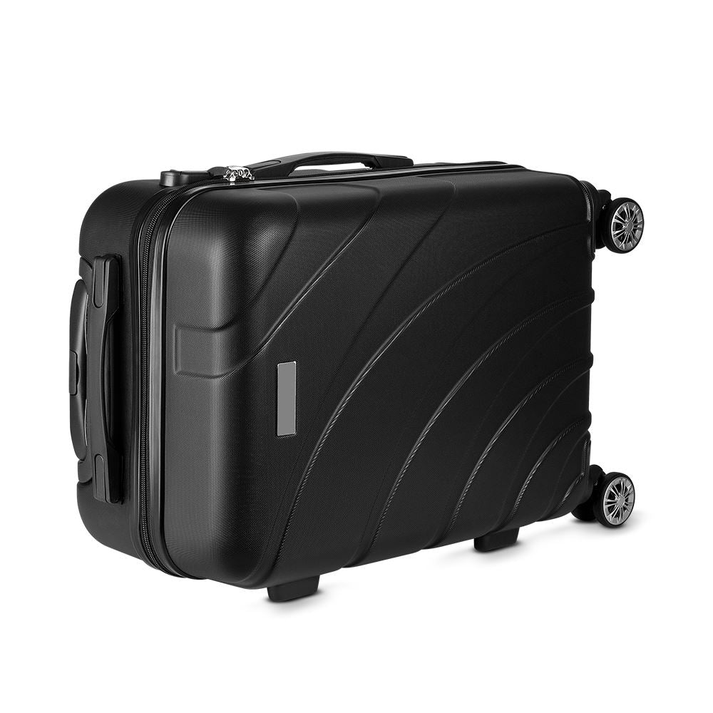 Mala 52L Easy Travel Azul com Rodas 360°