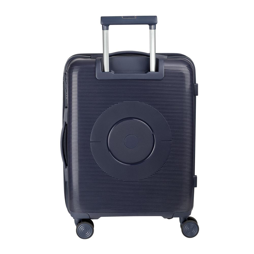 Mala 40L Azul com USB e Rodas 360° – Bagagem de Mão Leve e Resistente