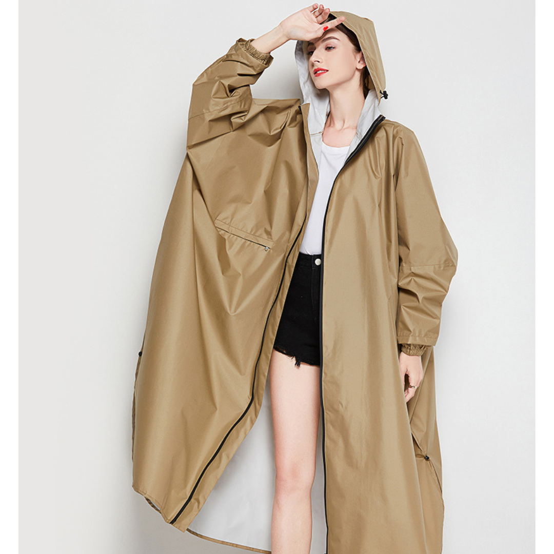 Capa de Chuva Sophia Estilosa Tipo Poncho Grossa e Resistente - Mandatory