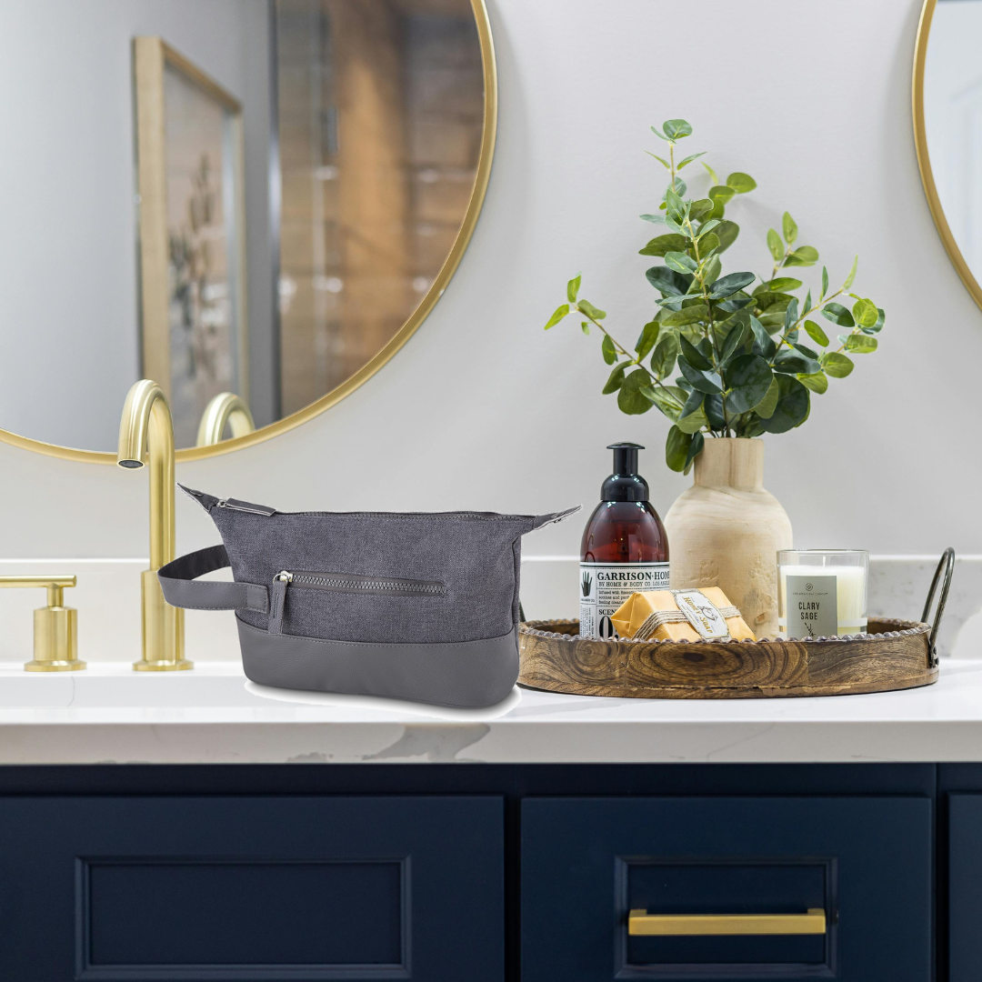 Necessaire Clássica com Bolso nas Laterais