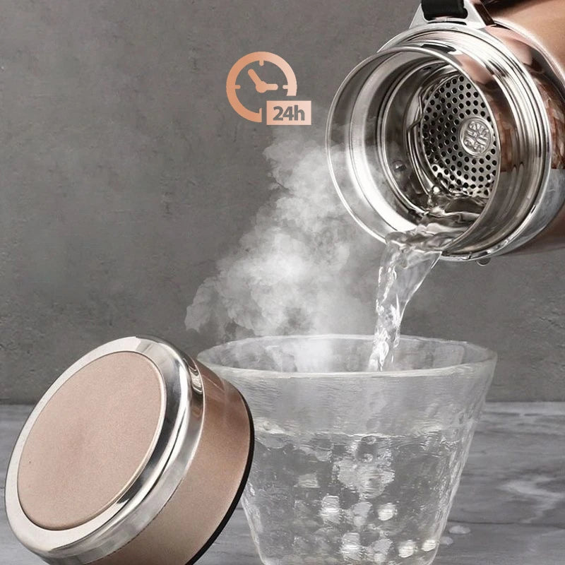 Garrafa Térmica de Aço Inoxidável com Dupla Isolação - Mandatory