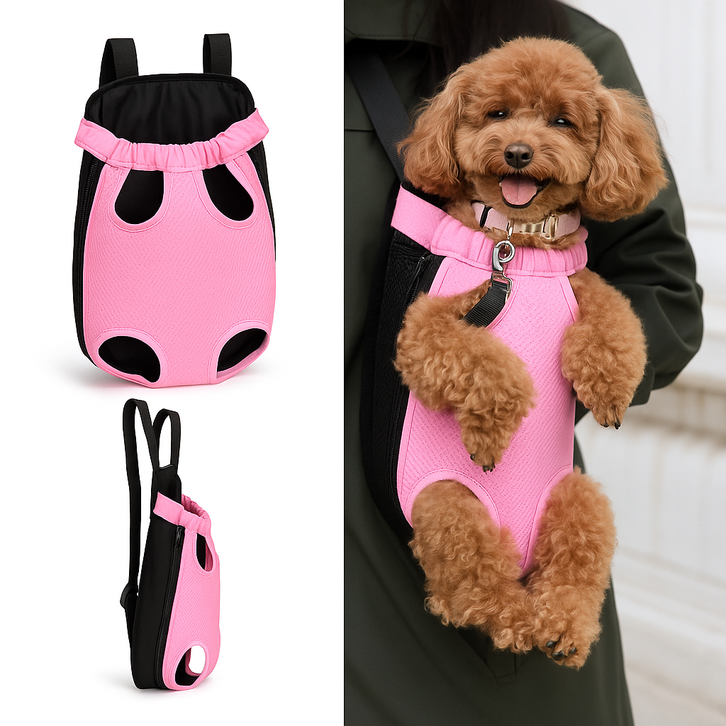 Mochila Canguru para Transporte de Pets – Conforto e Segurança no Passeio - Mandatory