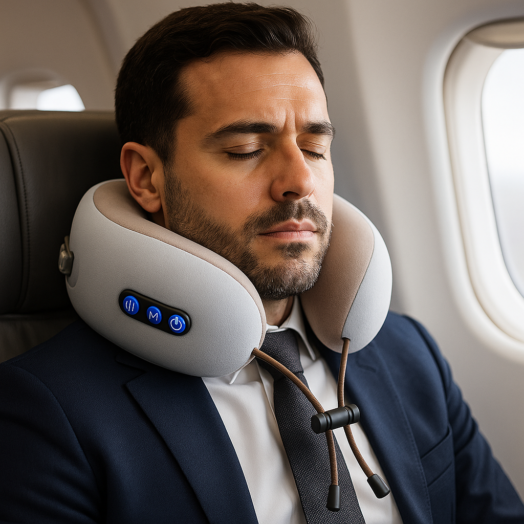 Almofada de Viagem Massageador de Cervical com USB - Mandatory