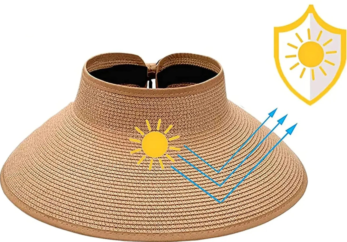 Viseira com Aba Longa Feminina Proteção Fator 50 - Mandatory