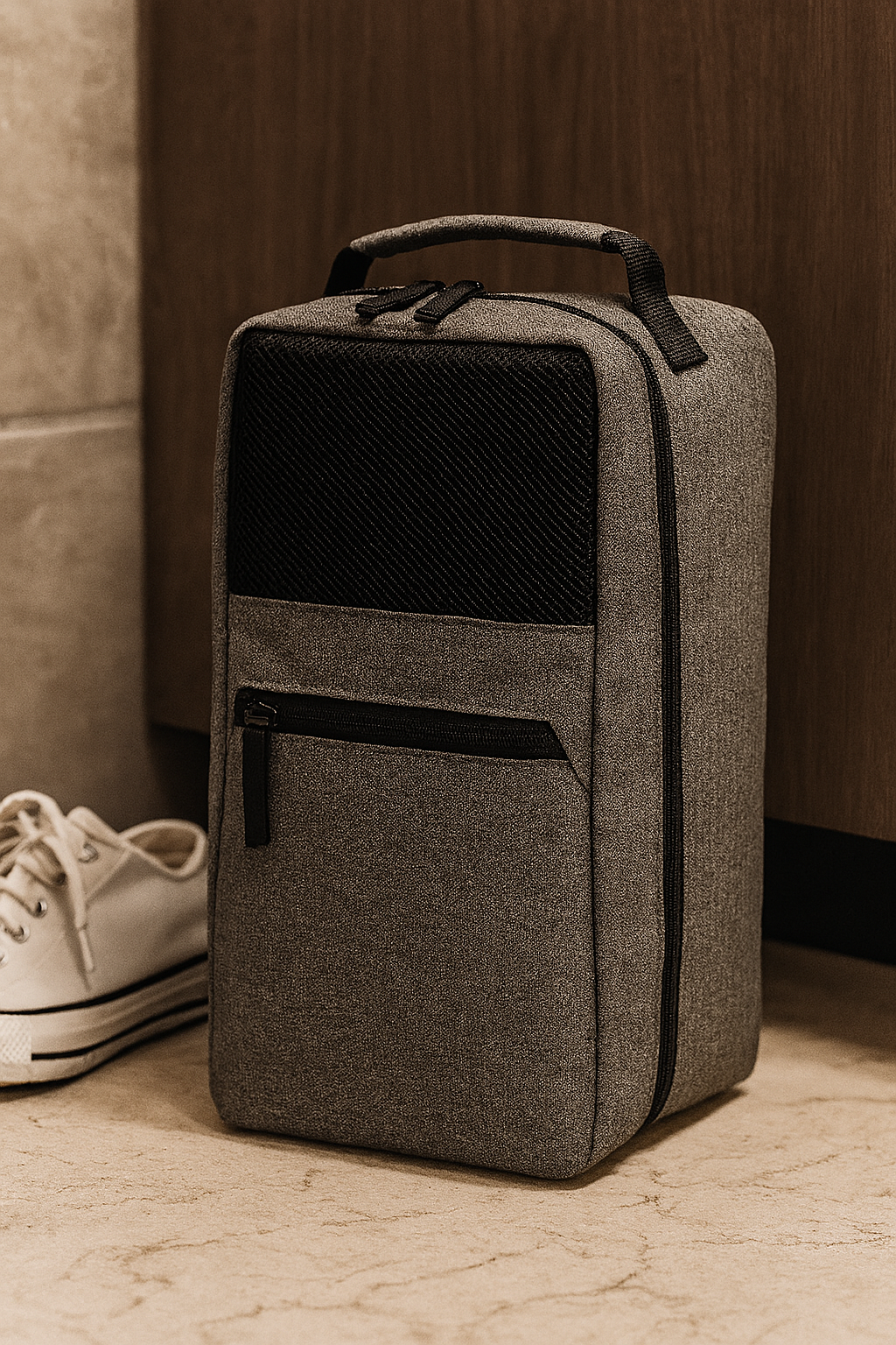 Porta Tênis Practical Life com bolso e alça | Mandatory