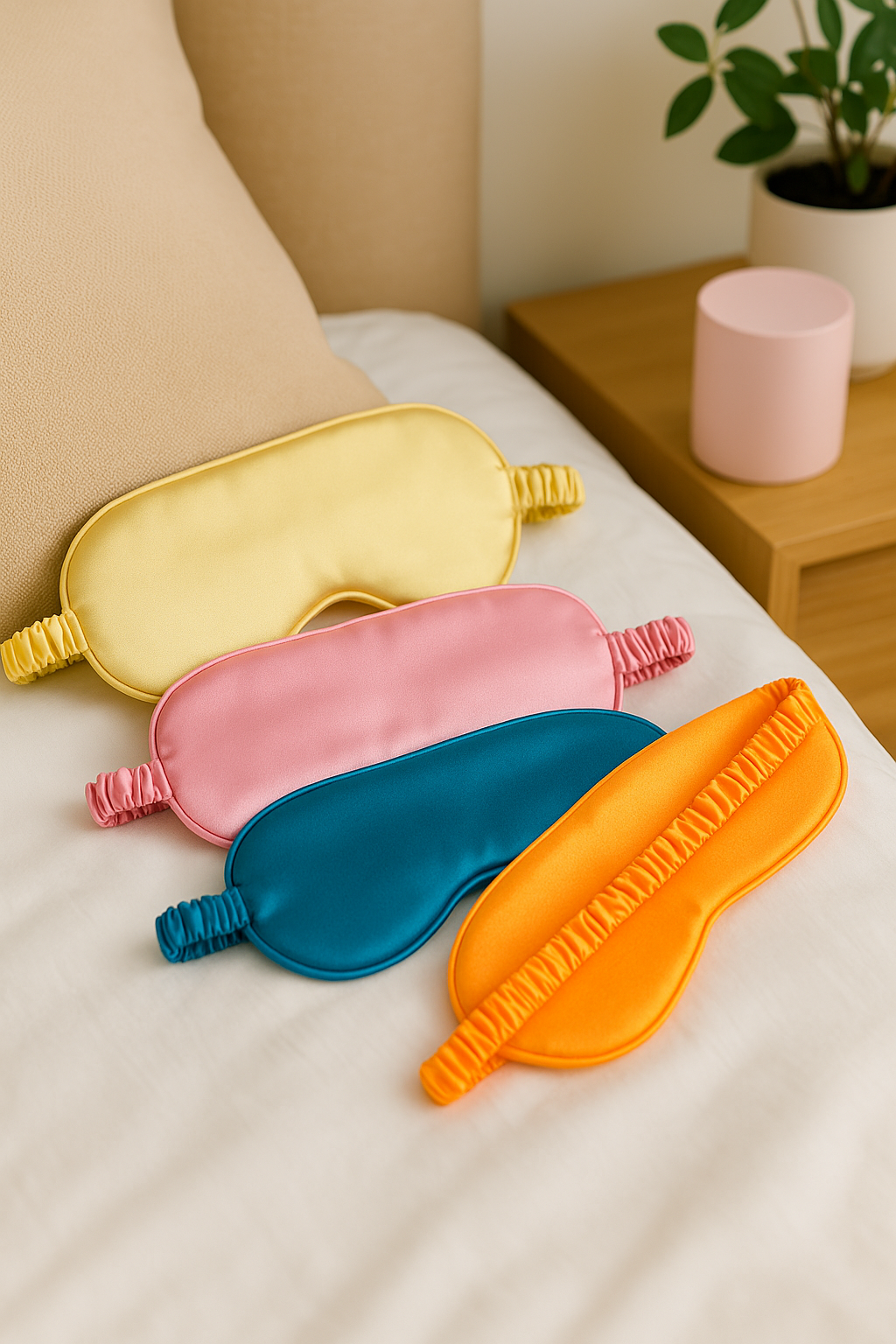 máscara de dormir em seda, confortável e prática, mandatory.com.br