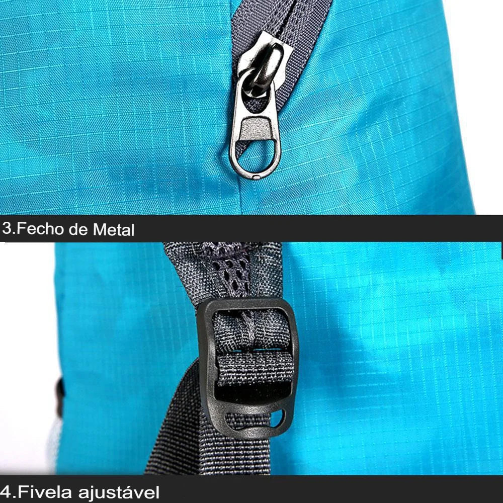 Mochila Portátil Impermeável Ultra Leve e Dobrável - Mandatory