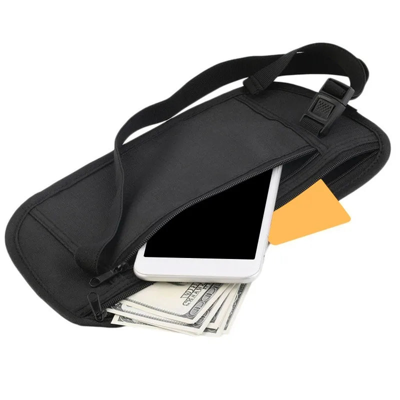 Pochete Invisível - guarde passaporte dinheiro e celular em Viagens - Mandatory