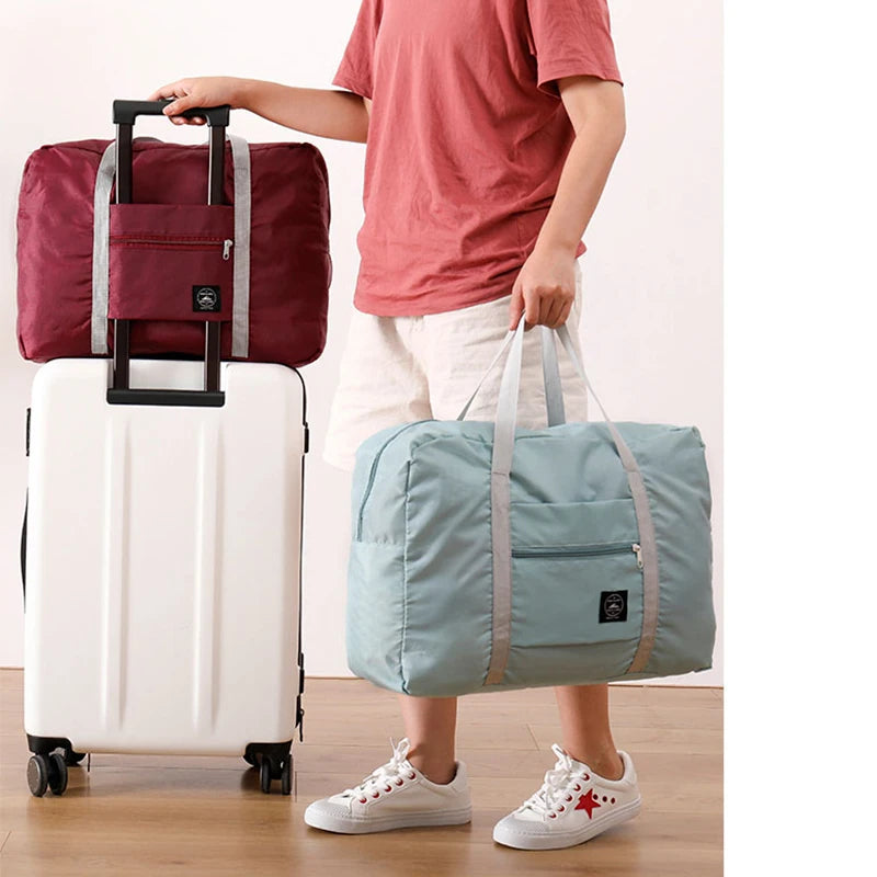 Kit com 2 Bolsas de Viagem Dobráveis 16L em Nylon - Mandatory