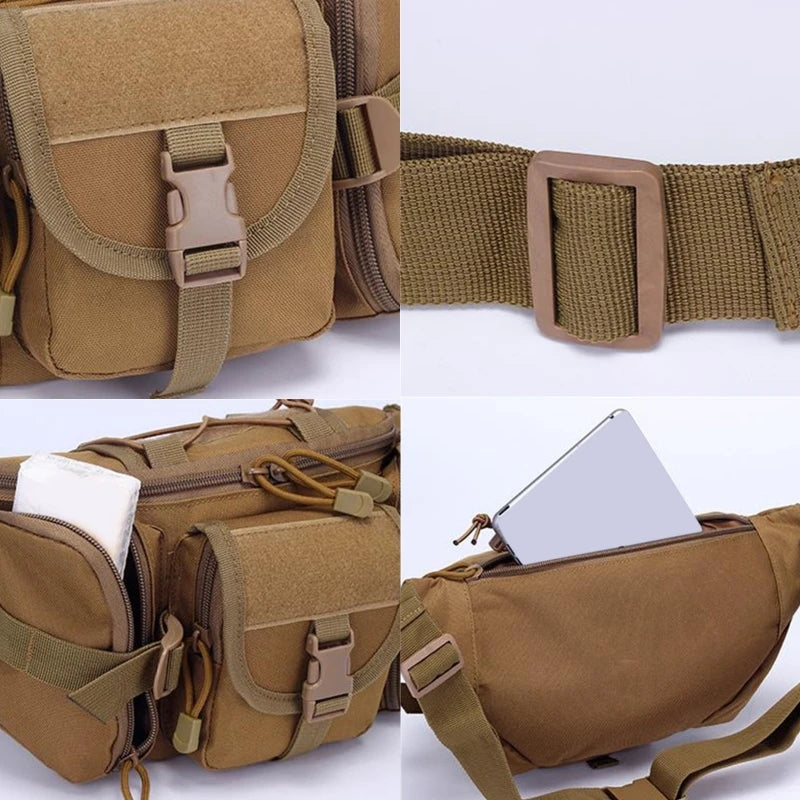 Bolsa Tática Utilitária para Camping, Trilhas e Aventuras ao Ar Livre - Mandatory
