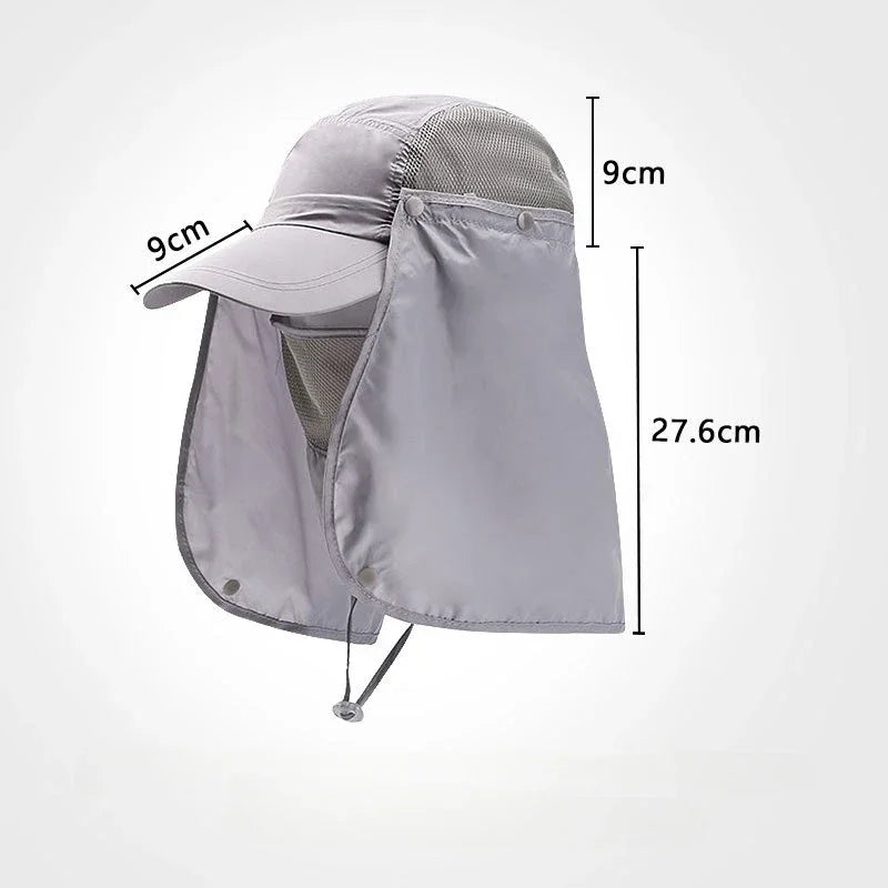 Boné Fechado com Proteção UV - Ideal para Pesca, Trilhas e Ecoturismo - Mandatory