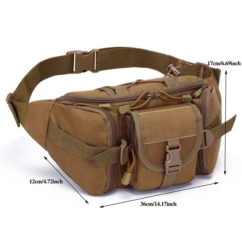 Bolsa Tática Utilitária para Camping, Trilhas e Aventuras ao Ar Livre - Mandatory