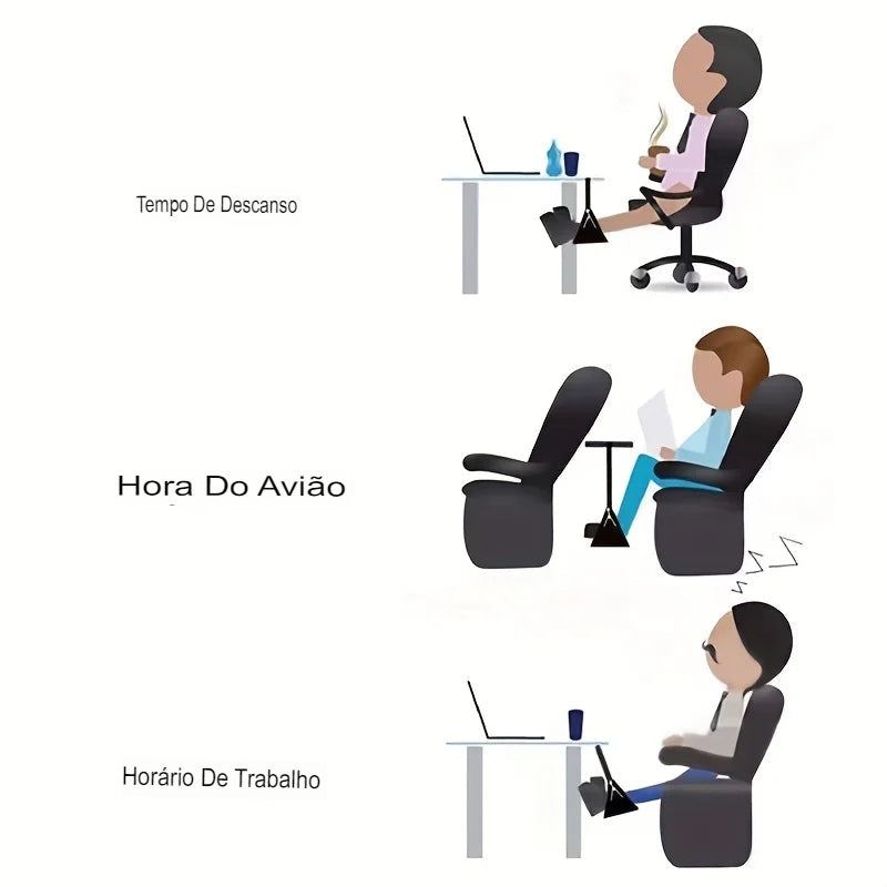 Descanso para Pés Alça Ajustável Conforto em Aviões - Mandatory