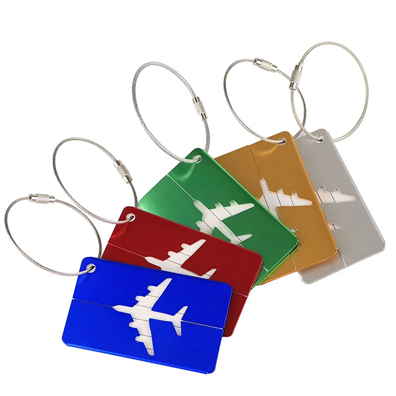 Etiqueta de Bagagem de Alumínio - Segurança nas Viagens - Mandatory