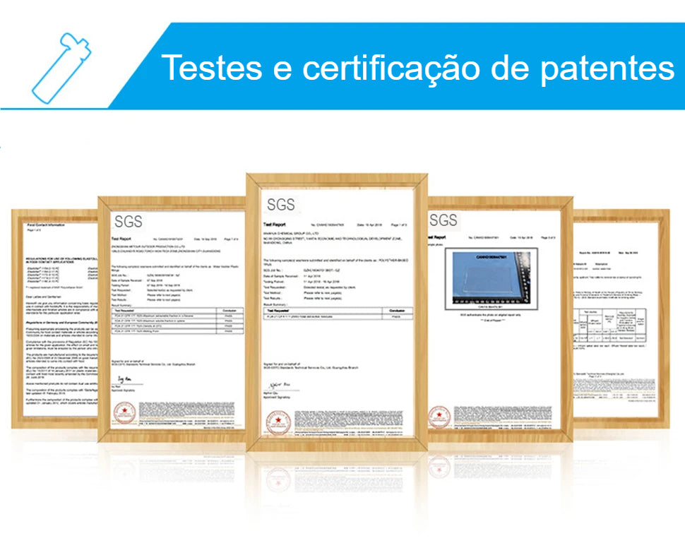 Garrafa com Filtro Purificador de Água 750ML - Mandatory