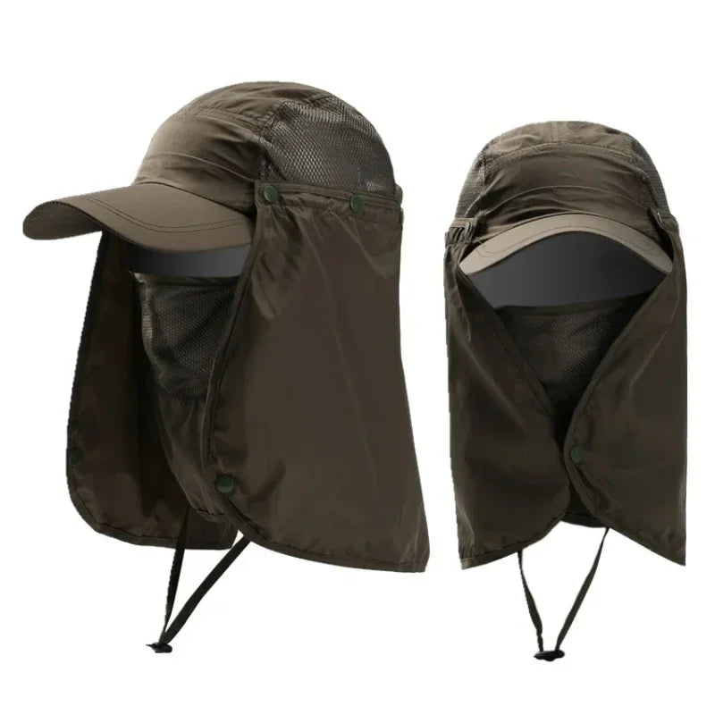 Boné Fechado com Proteção UV - Ideal para Pesca, Trilhas e Ecoturismo - Mandatory