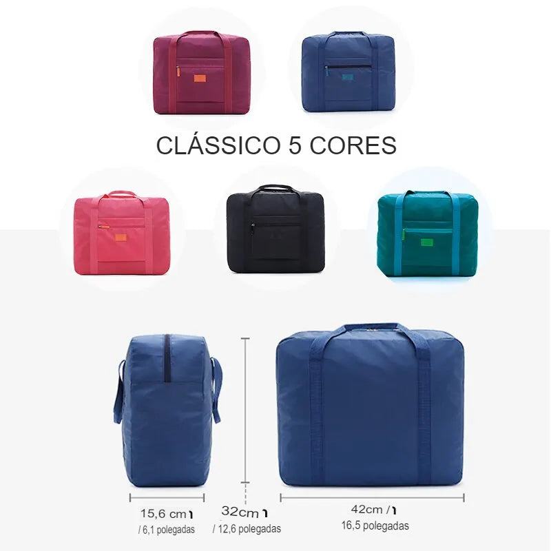 Bolsa de Viagem Dobrável 20L Leve Unissex - Mandatory