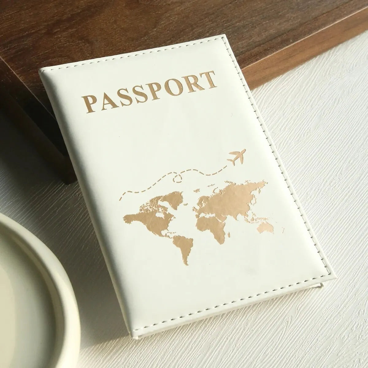 Capa de Passaporte Mapa-Múndi Porta Documentos e Cartões - Mandatory