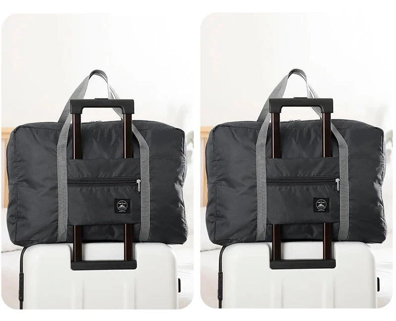 Kit com 2 Bolsas de Viagem Dobráveis 16L em Nylon - Mandatory
