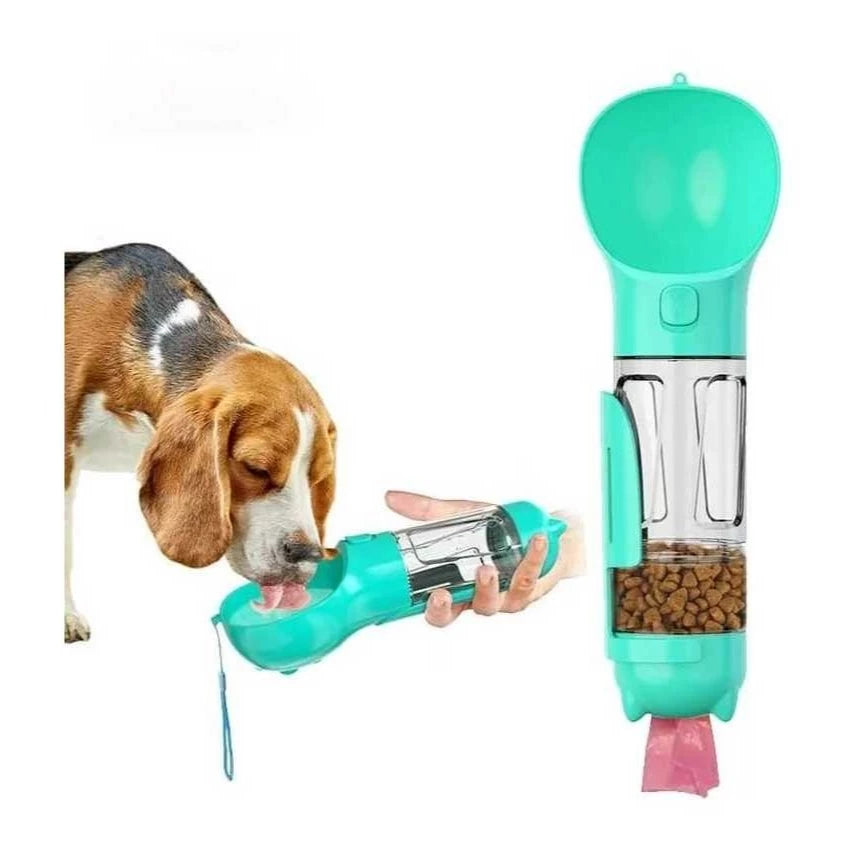Garrafa Bebedouro 4 em 1 para Viagens com Pets - Mandatory