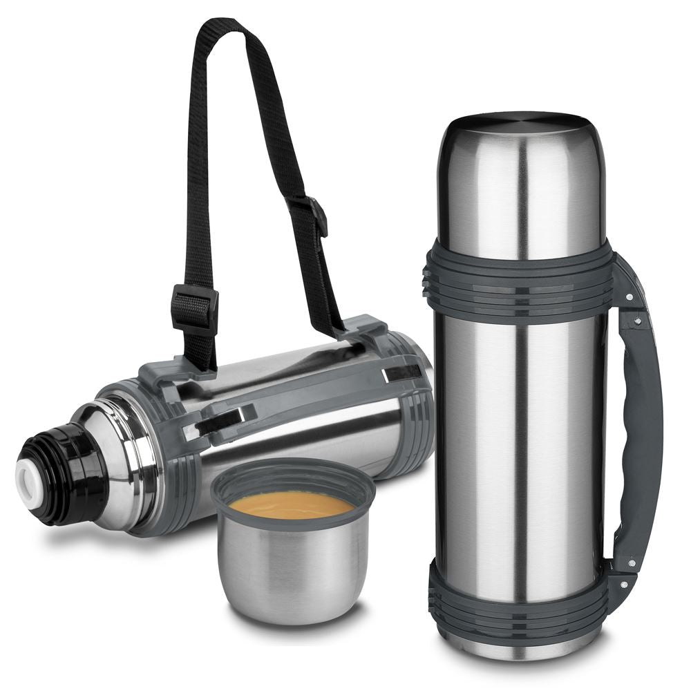 Garrafa térmica ThermaGo com alça lateral