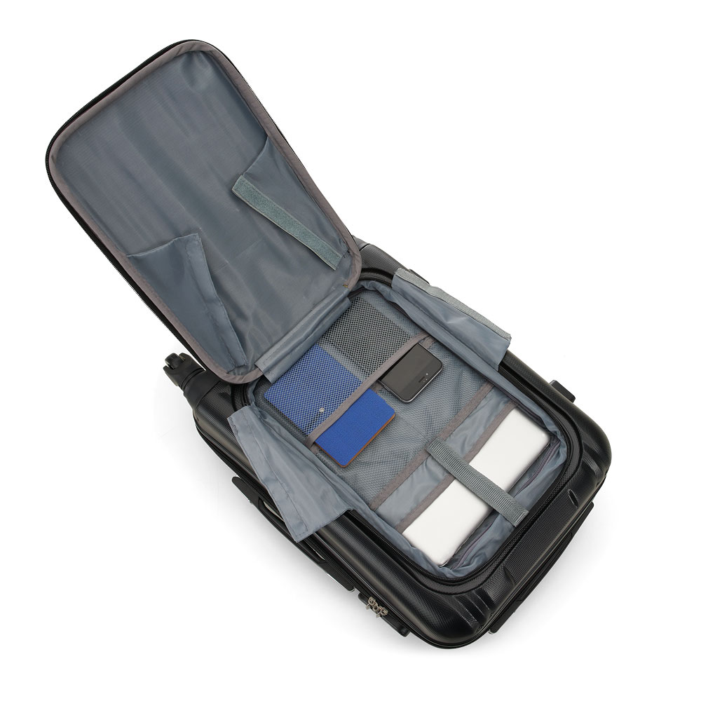 Mala Easy Travel 44L com Rodas 360° e Porta Notebook