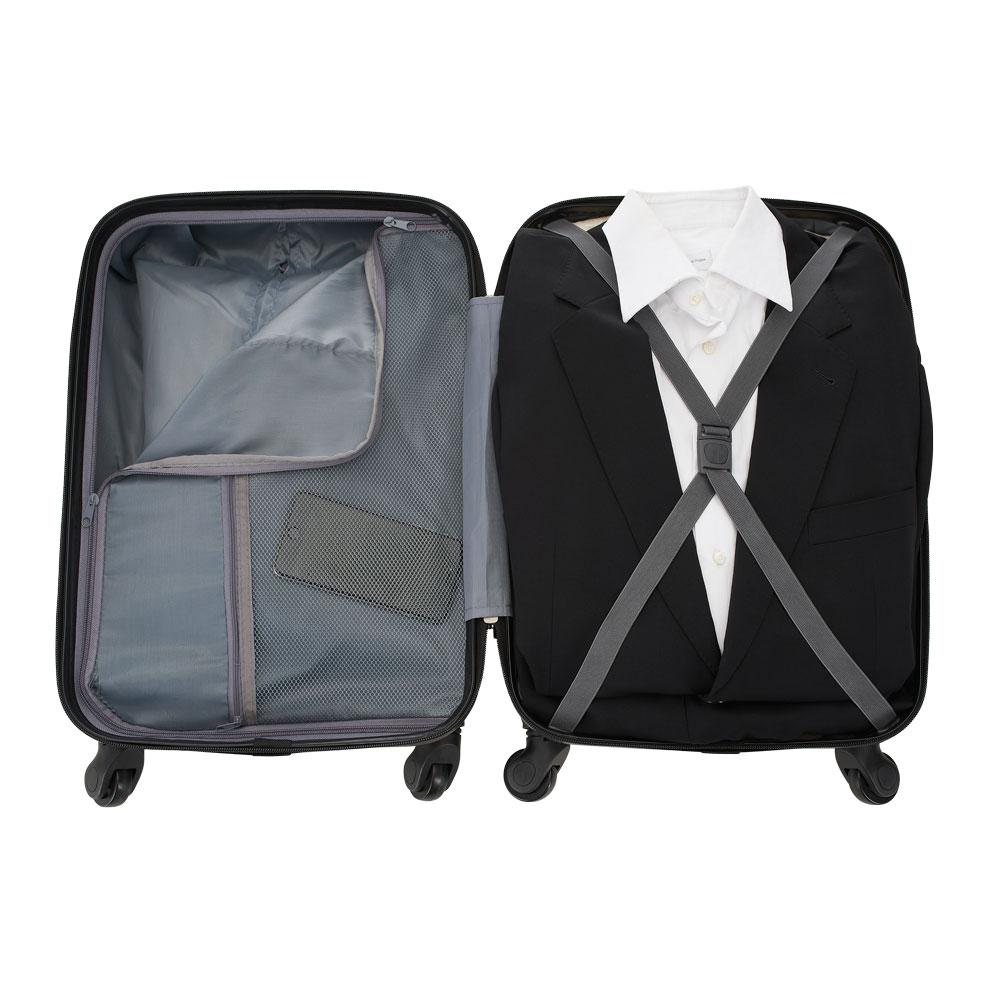 Mala Easy Travel 44L com Rodas 360° e Porta Notebook