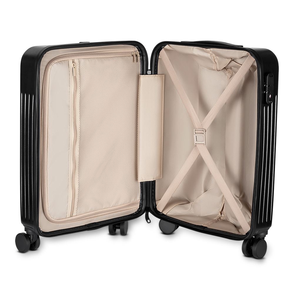 Mala 40L Easy Travel com Rodas 360°, USB e Abertura Frontal