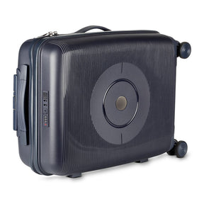 Mala 40L Azul com USB e Rodas 360° – Bagagem de Mão Leve e Resistente