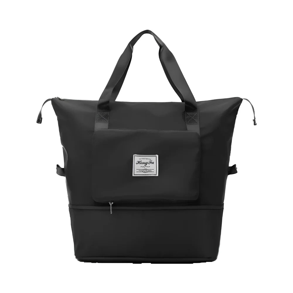 Bolsa de Viagem Dobrável com Compartimento Úmido/Seco
