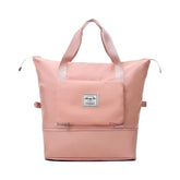 Bolsa de Viagem Dobrável com Compartimento Úmido/Seco