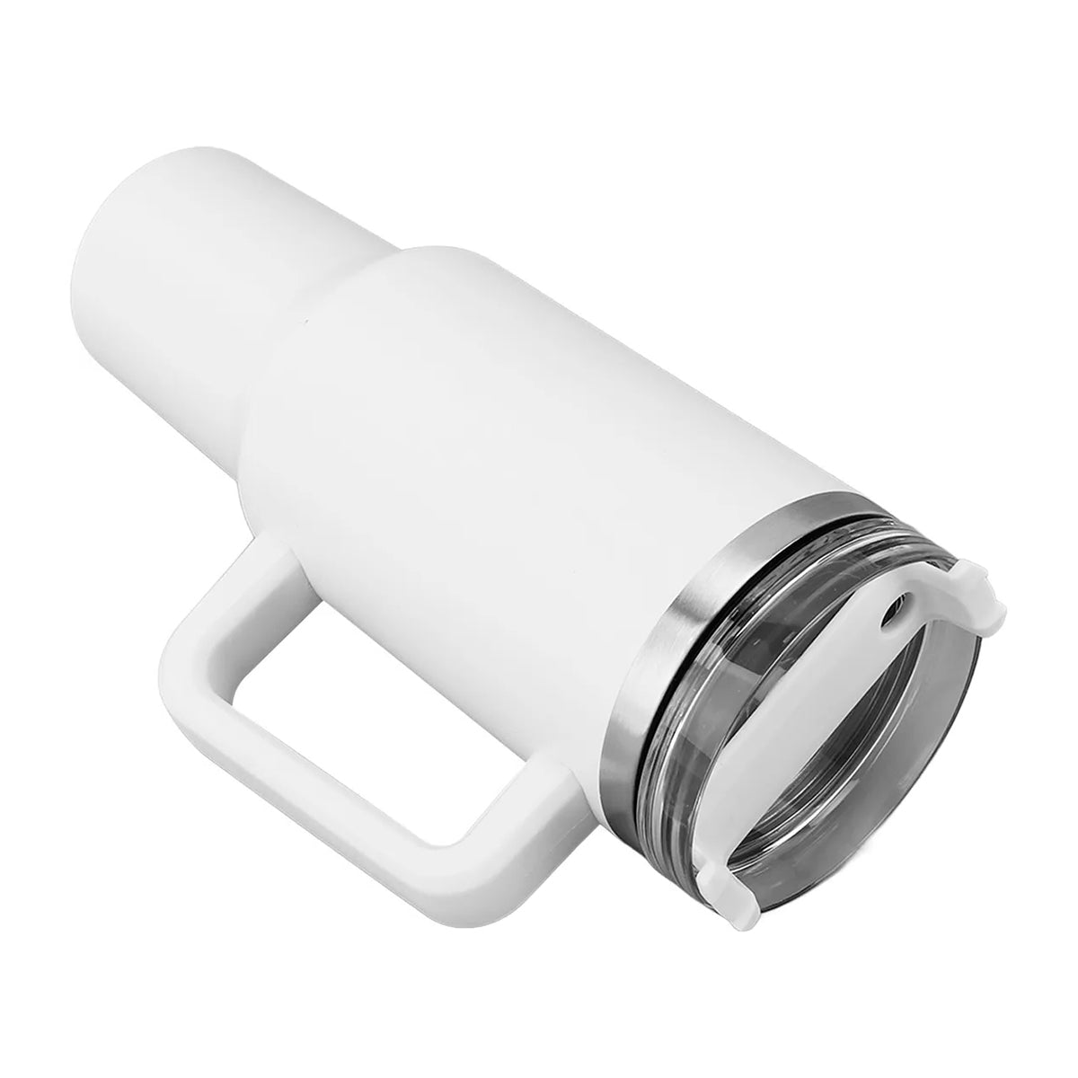 Copo Térmico Aço Inox 1200ml com Alça e Canudo | Bebidas Geladas ou Quentes - Mandatory