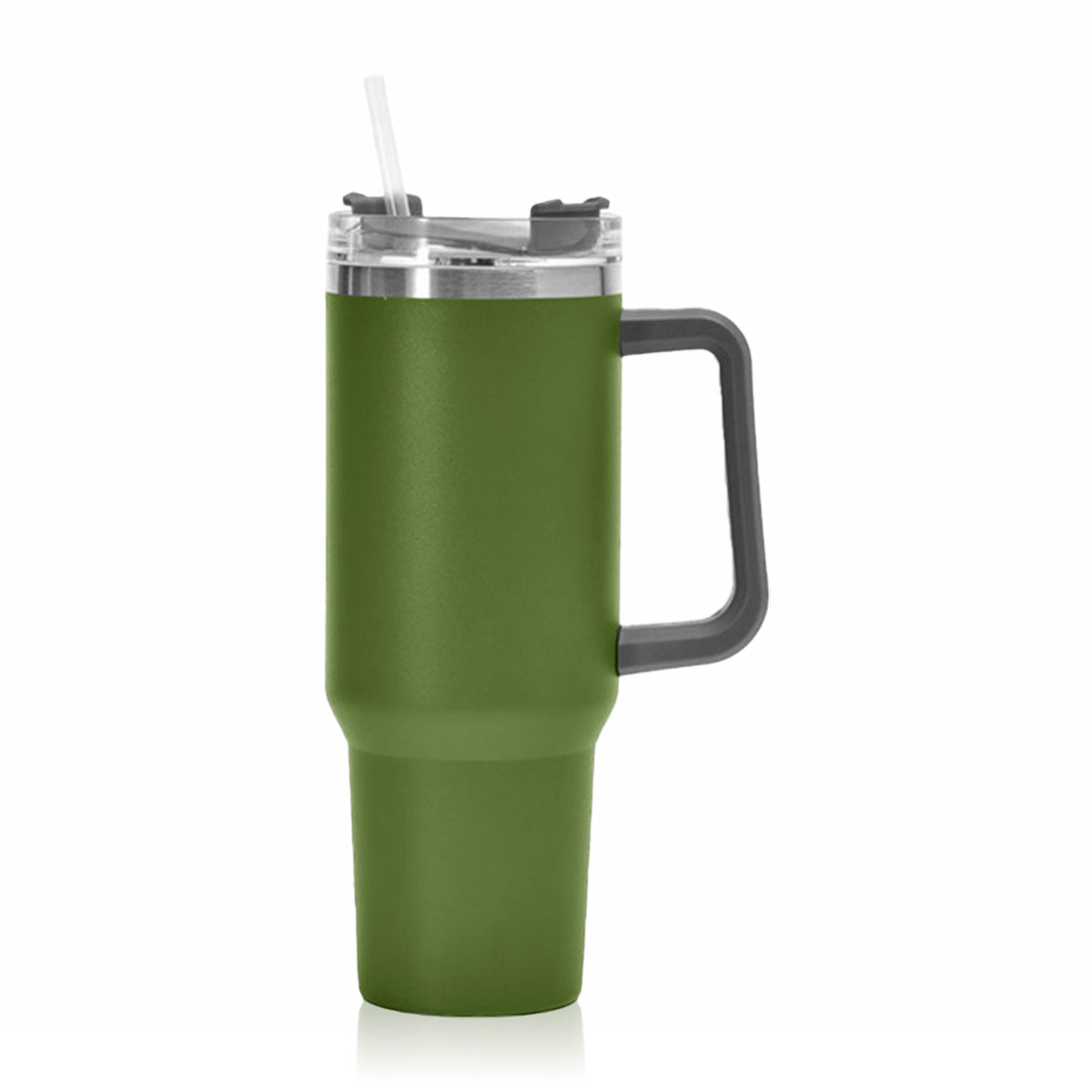 Copo Térmico Aço Inox 1200ml com Alça e Canudo | Bebidas Geladas ou Quentes - Mandatory