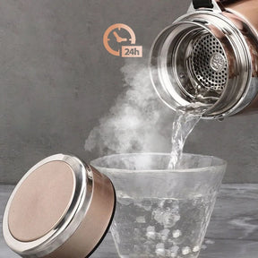 Garrafa Térmica de Aço Inoxidável com Dupla Isolação - Mandatory