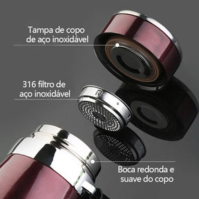 Garrafa Térmica de Aço Inoxidável com Dupla Isolação - Mandatory