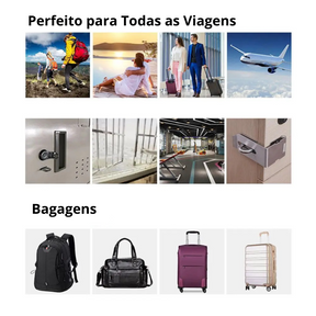 Cadeado TSA com Combinação de 3 Dígitos Proteção para Malas - Mandatory