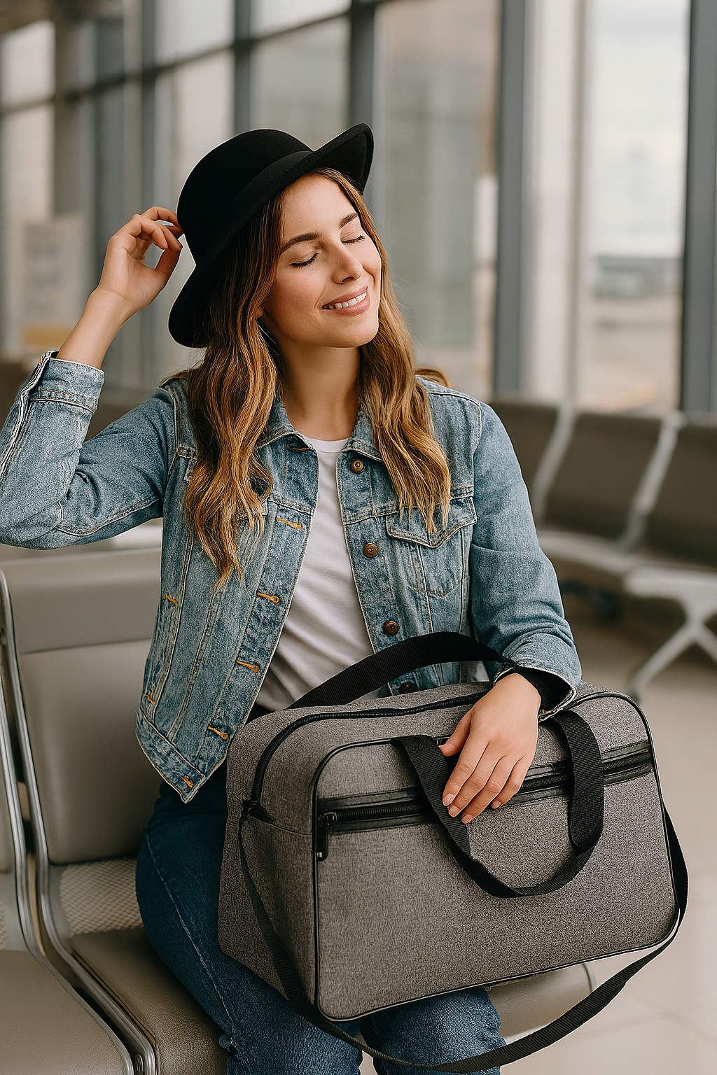 Mala Esportiva para Academia Cinza – Practical Life