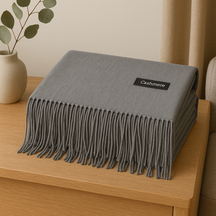 Echarpe Grossa de Luxo em Cashmere Cachecol Feminino
