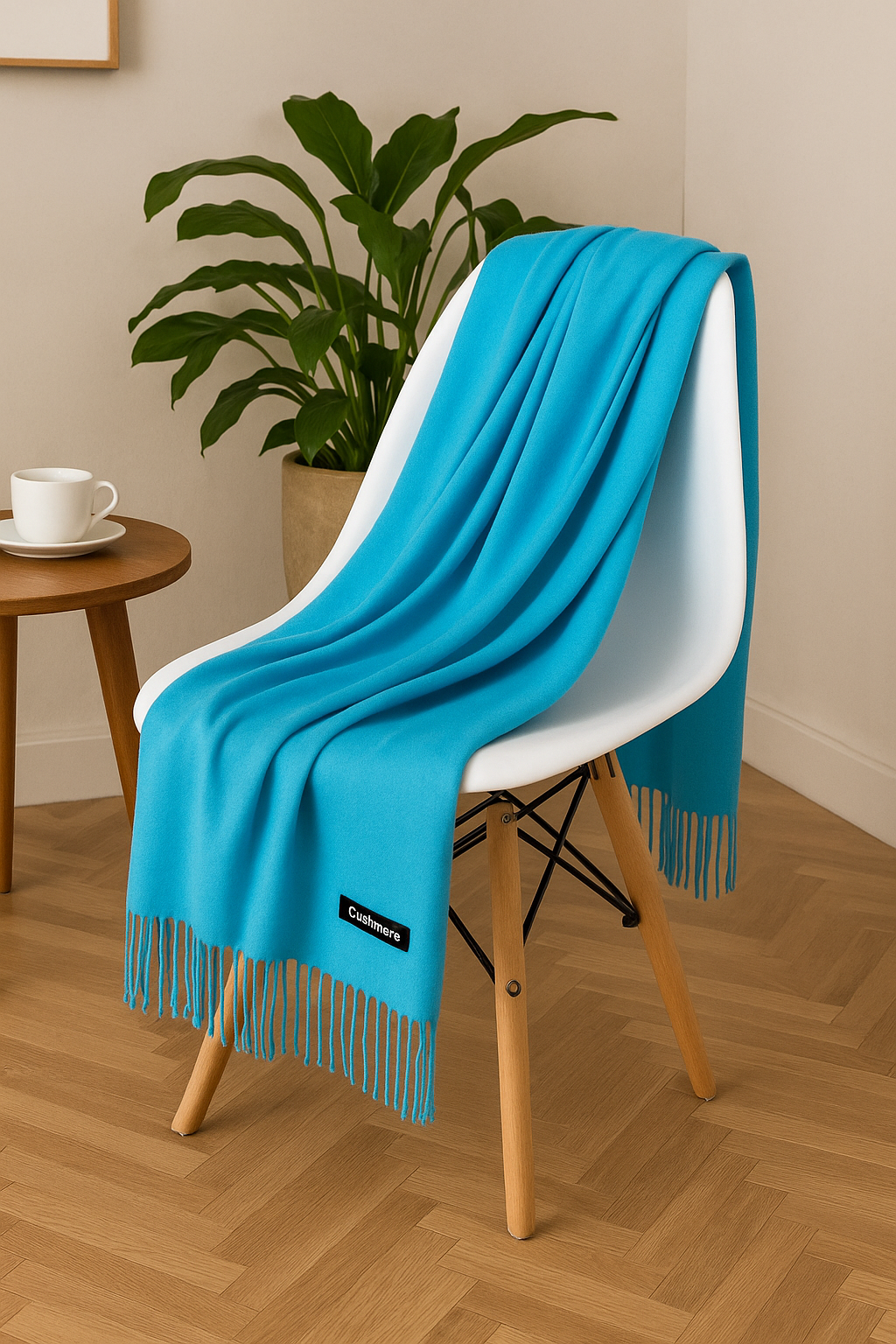Echarpe Grossa de Luxo em Cashmere Cachecol Feminino