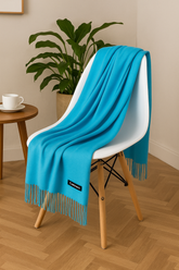 Echarpe Grossa Lã em Cashmere Cachecol Feminino