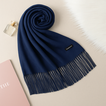 Echarpe Grossa de Luxo em Cashmere Cachecol Feminino