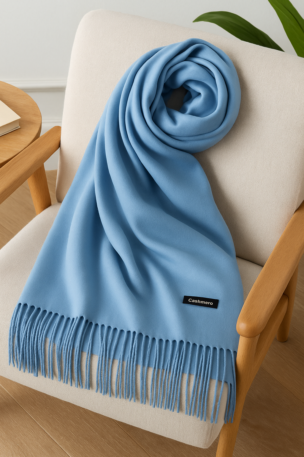 Echarpe Grossa de Luxo em Cashmere Cachecol Feminino