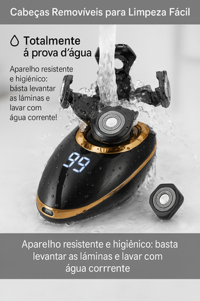 TrimGo 5x Barbeador Elétrico Masculino Compacto 5 Em 1 À Prova D'água - Mandatory