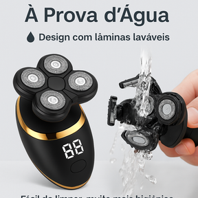 TrimGo 5x Barbeador Elétrico Masculino Compacto 5 Em 1 À Prova D'água - Mandatory