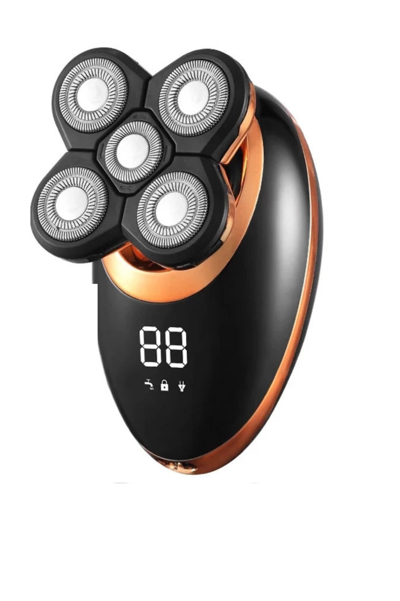 TrimGo 5x Barbeador Elétrico Masculino Compacto 5 Em 1 À Prova D'água