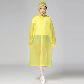 Capa de Chuva Lisa com Capuz para Homens e Mulheres - Mandatory