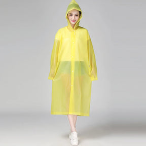 Capa de Chuva Lisa com Capuz para Homens e Mulheres - Mandatory